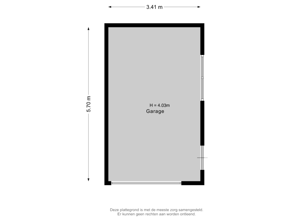 Bekijk plattegrond van Garage van Krammerstraat 13