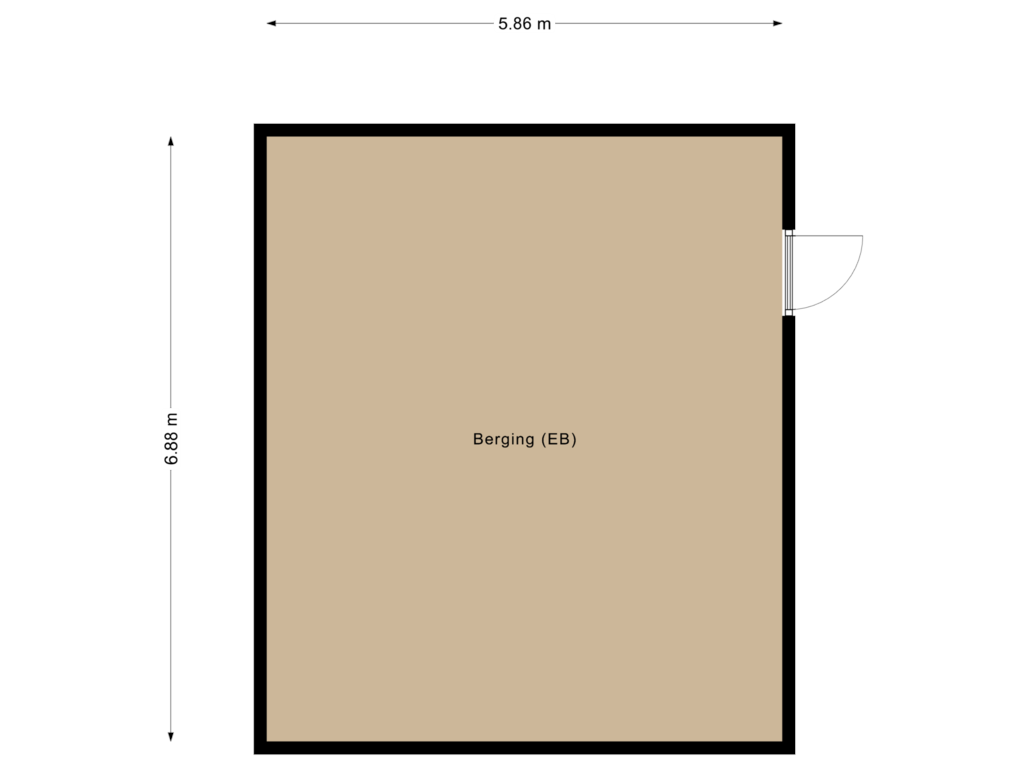 Bekijk plattegrond van Floor 4 van Herenweg 163