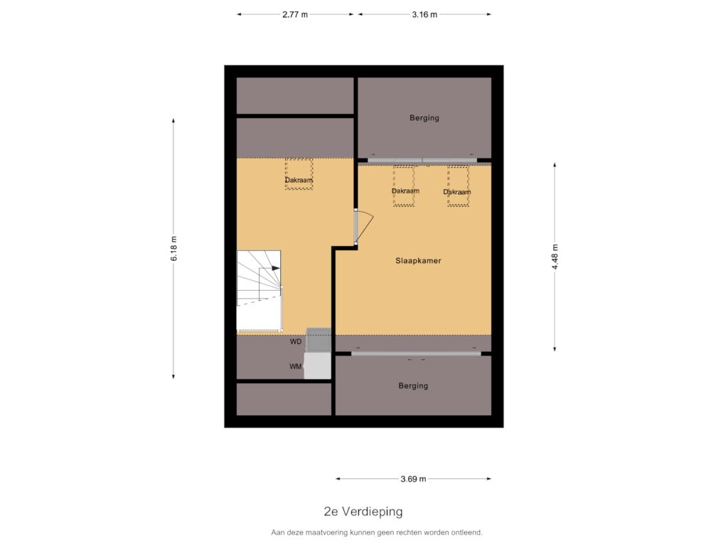 View floorplan of 2e Verdieping of Willem-Alexanderplein 18