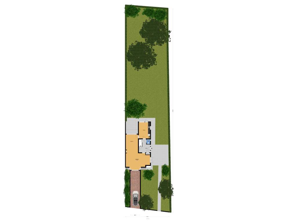 View floorplan of perceel of Van Bommellaan 9