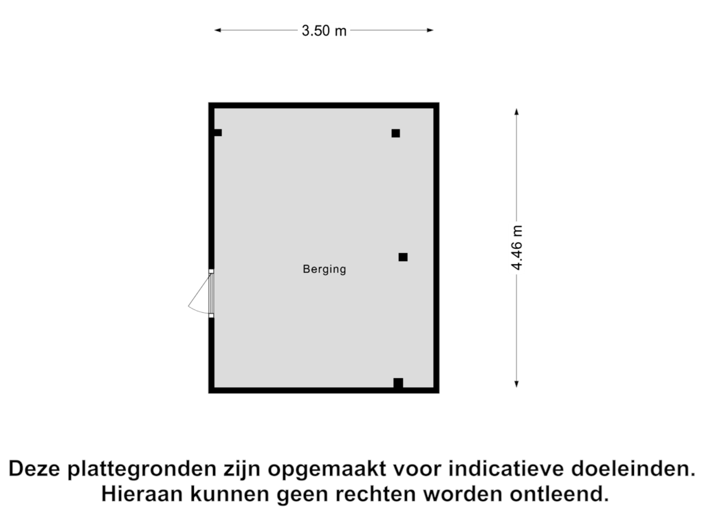 Bekijk plattegrond van Berging van Hagenakkers 27