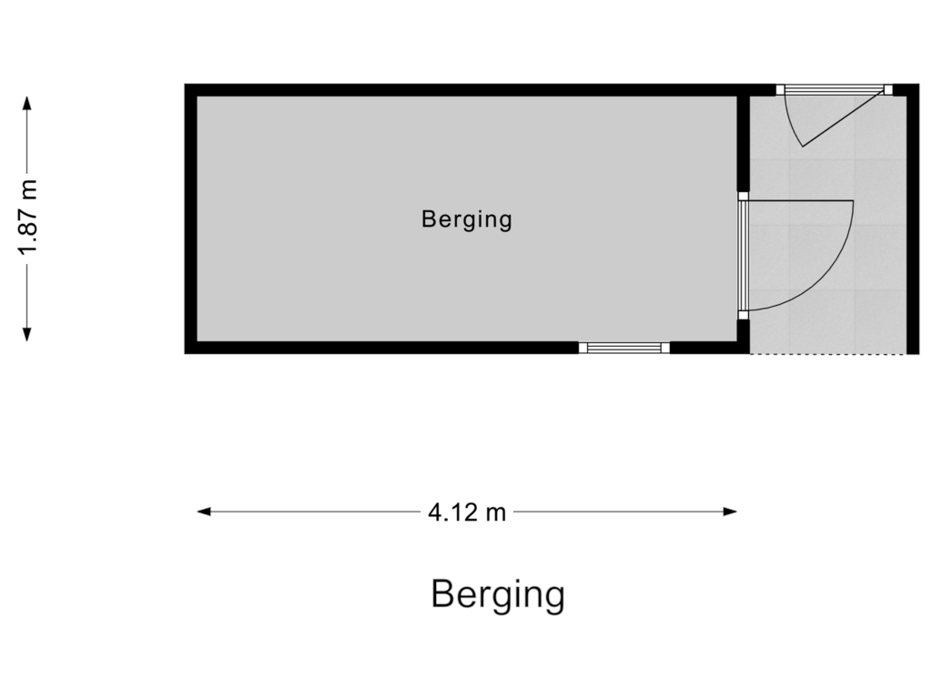 Bekijk plattegrond van Berging van Gerlachusstraat 51