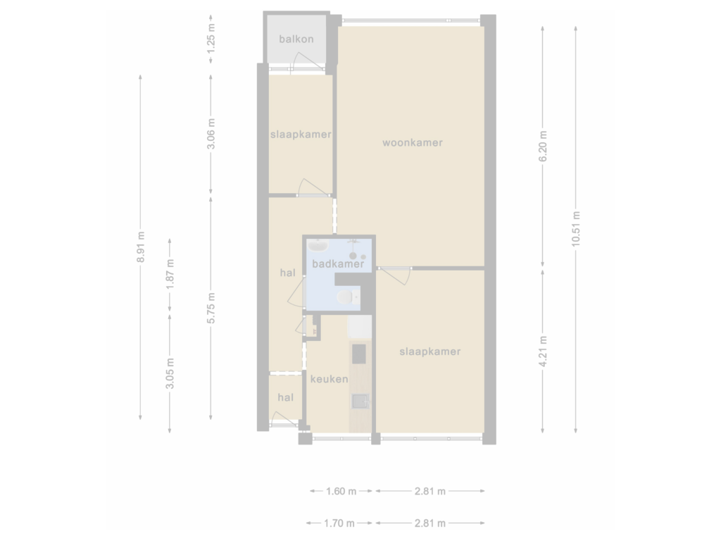 Bekijk plattegrond van Woning van Sleutelbloemstraat 1