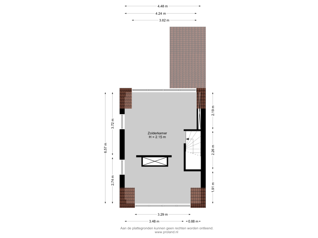 View floorplan of 1e Verdieping of Oranjestraat 1