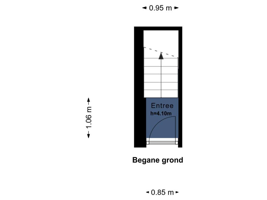 View floorplan of Begane grond of Alexanderkade 3-2