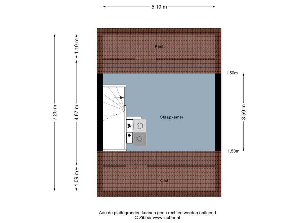 Bekijk plattegrond van Tweede Verdieping van Dörper Tore 2