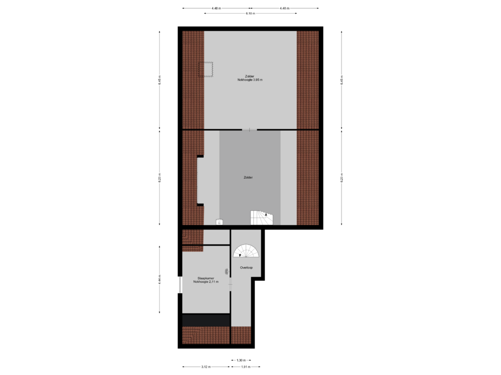 Bekijk plattegrond van 1e Verdieping van Kortenhoefsedijk 85-A