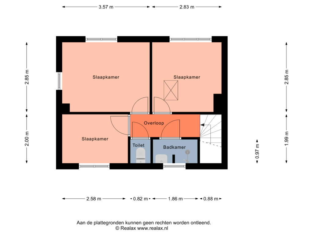 Bekijk plattegrond van Verdieping van Jan Freerks Zijlkerstraat 47