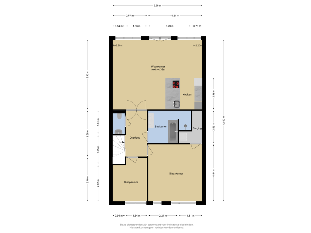 Bekijk plattegrond van Verdieping 2 van Galop 13