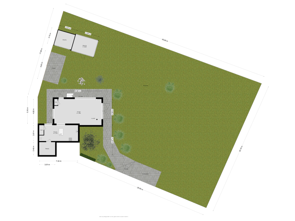 View floorplan of Situatie of Schulpweg 540