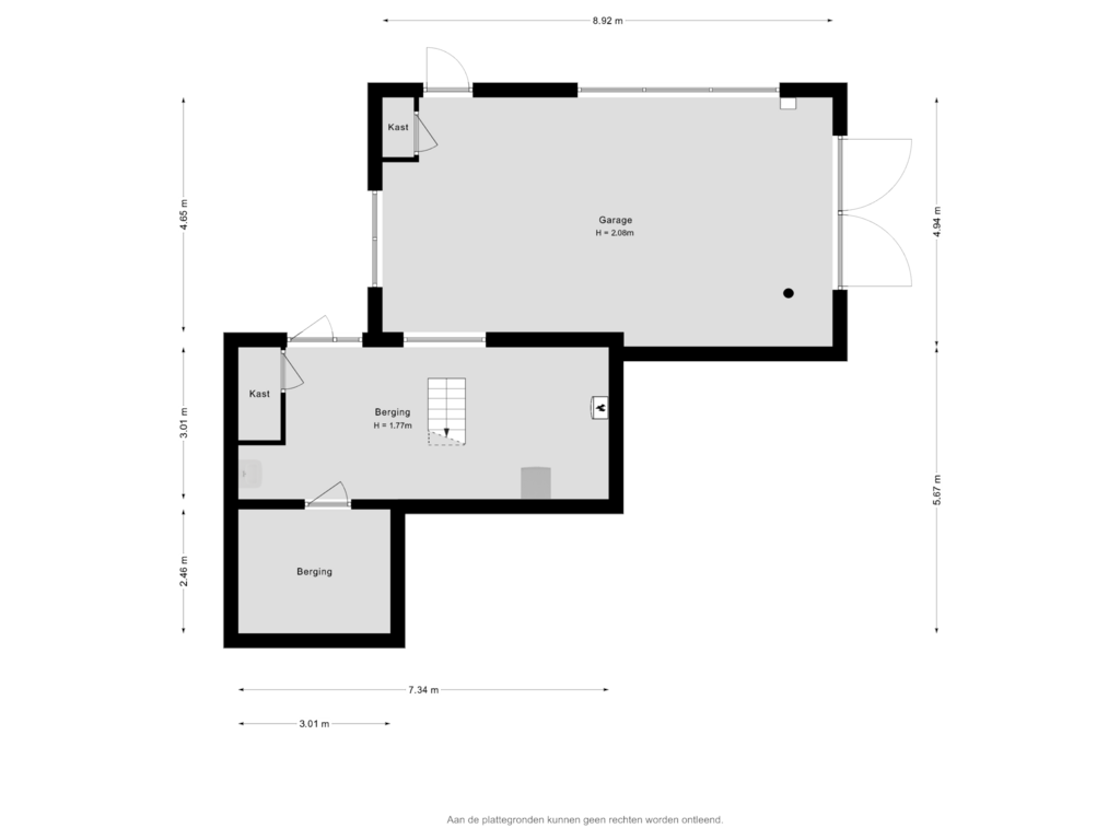 View floorplan of Begane grond of Schulpweg 540