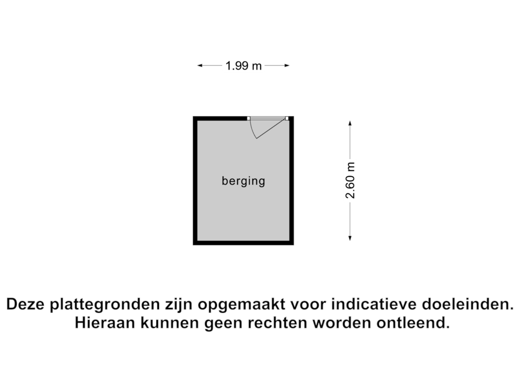 View floorplan of 2_Berging of Broersvest 53-B