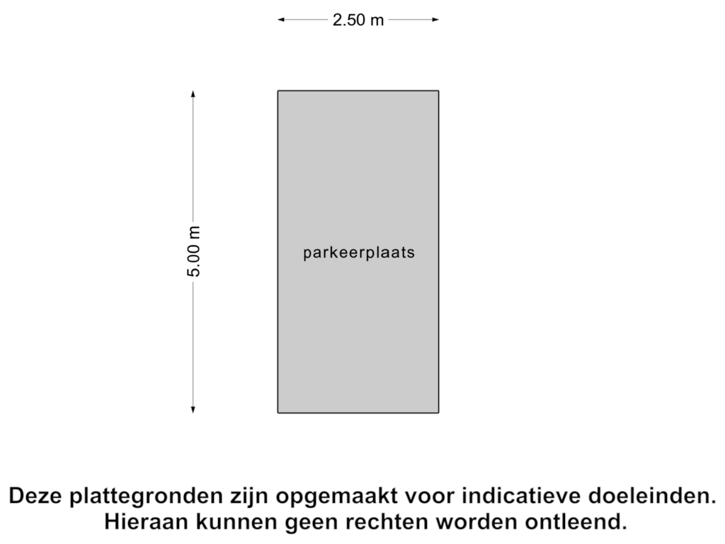 View floorplan of parkeerplaats of Kuiltjeshei 53