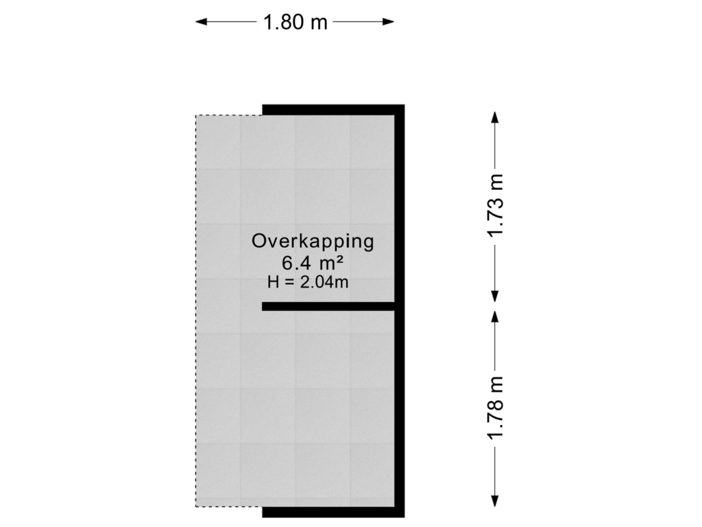 Bekijk plattegrond van Overkapping van Kuipersweg 3