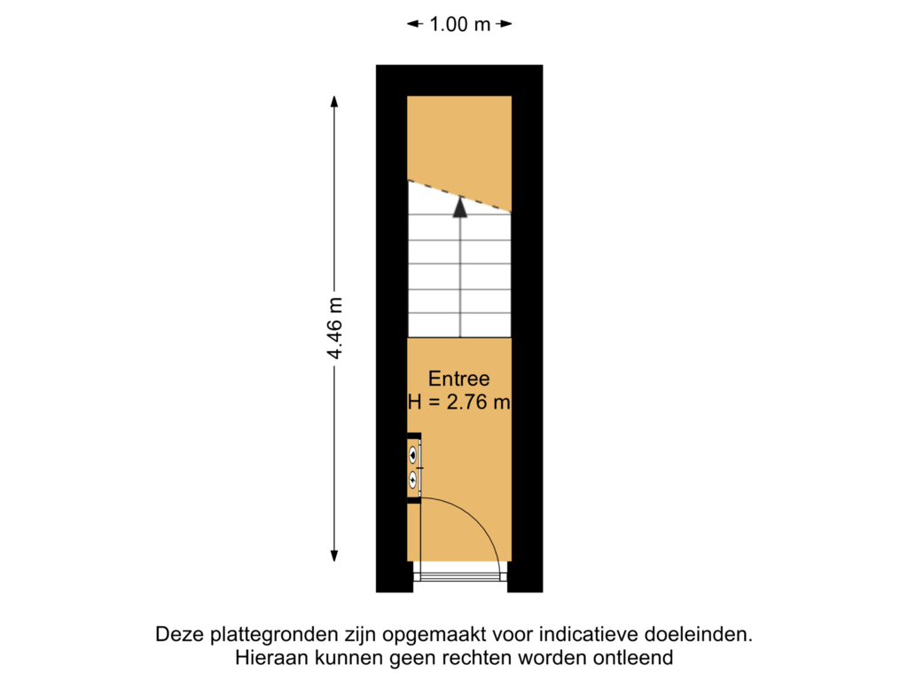 View floorplan of Begane Grond of Hugo de Grootstraat 304