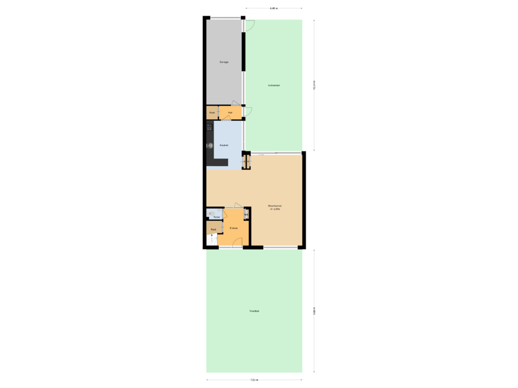 Bekijk plattegrond van Situatie van Steynlaan 126