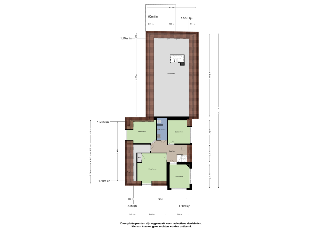 Bekijk plattegrond van Eerste Verdieping van Jan Oldenburgerstraat E 47