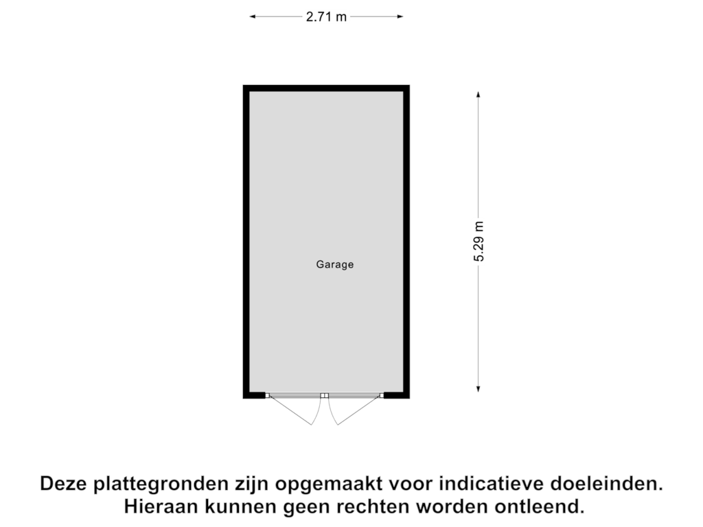 Bekijk plattegrond van Garage van Jan Oldenburgerstraat E 47