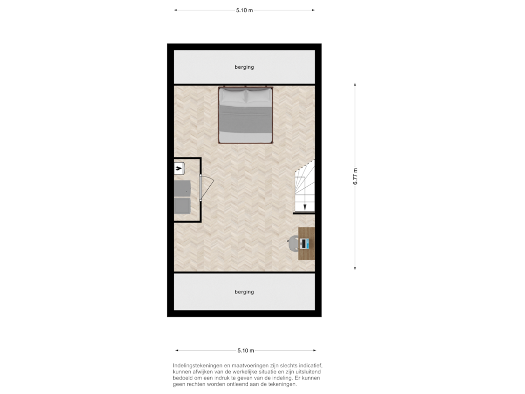 View floorplan of Floor 2 of Vlietstraat 6