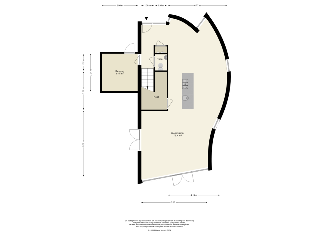 Bekijk plattegrond van Begane Grond van Buitenplaats Oosterwold 27