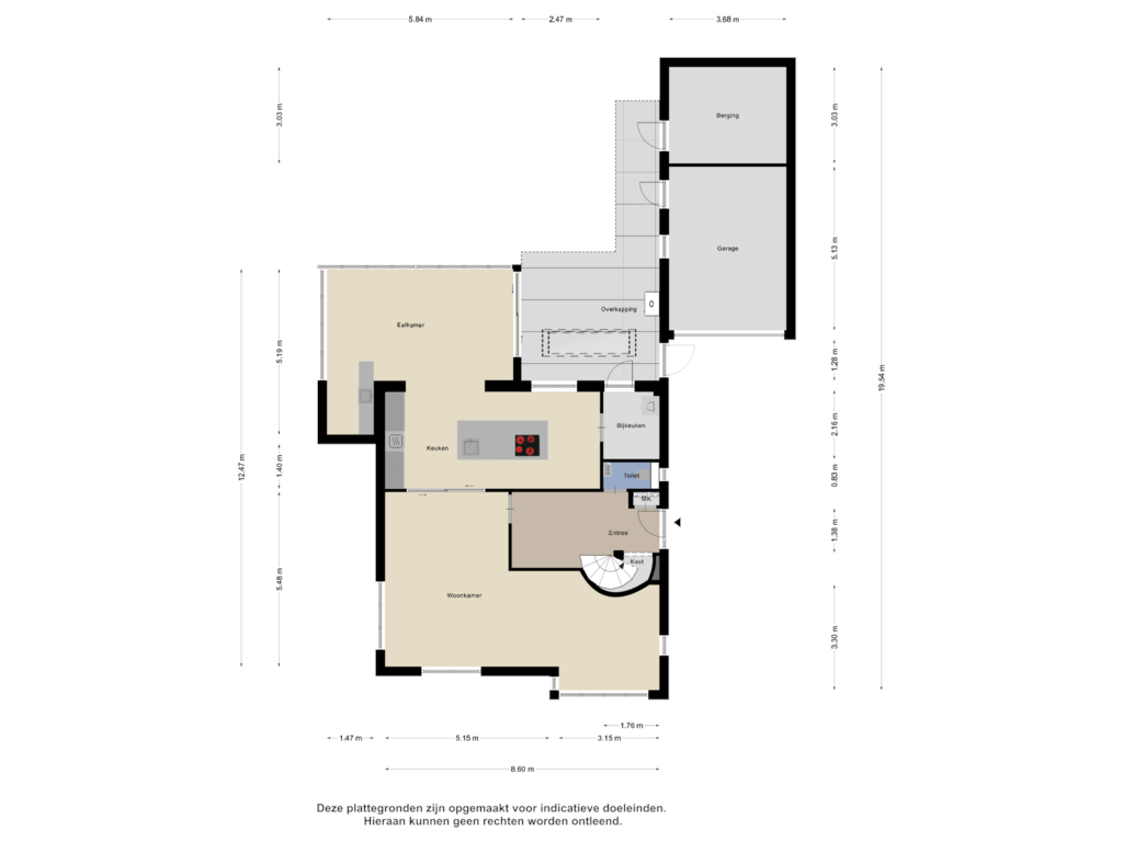 Bekijk plattegrond van Begane Grond van Molenweg 29