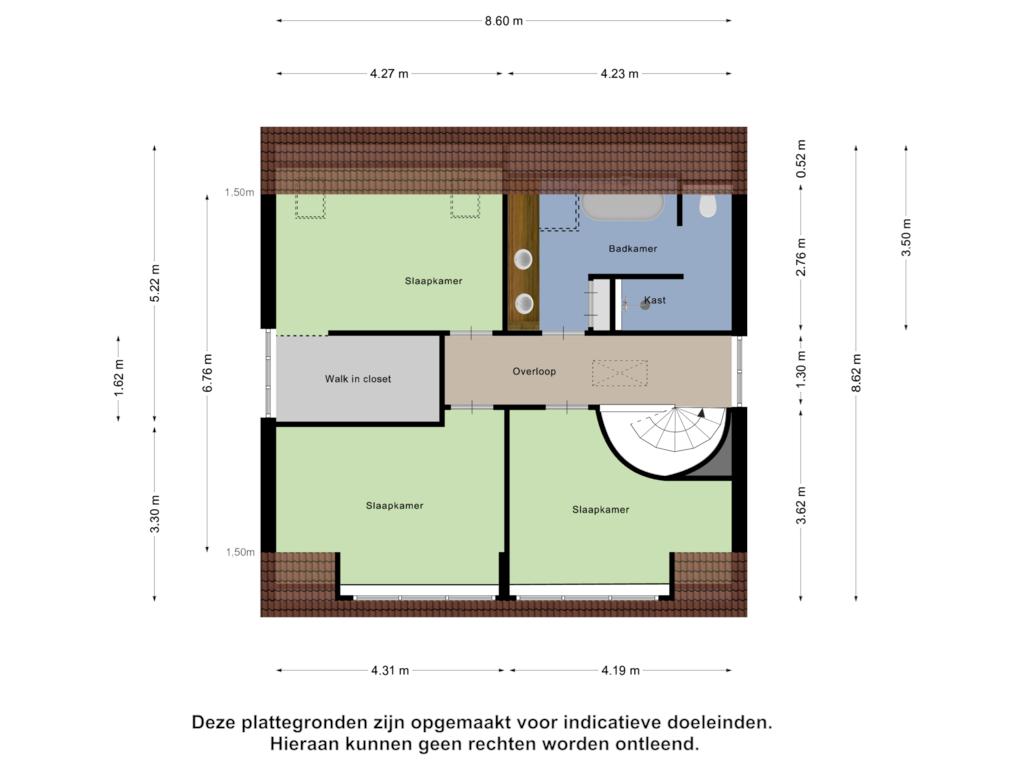 Bekijk plattegrond van Eerste Verdieping van Molenweg 29