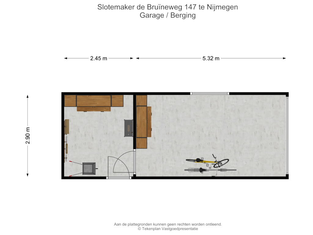 Bekijk plattegrond van Garage / Berging van Slotemaker de Bruïneweg 147