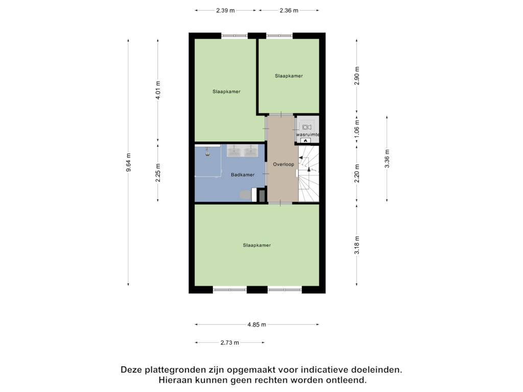 View floorplan of Eerste Verdieping of Lucebertpad 13