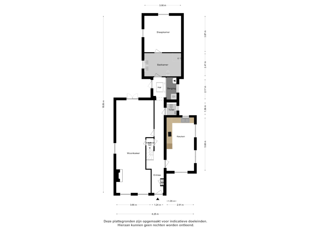 Bekijk plattegrond van Begane Grond van Veerseweg 35