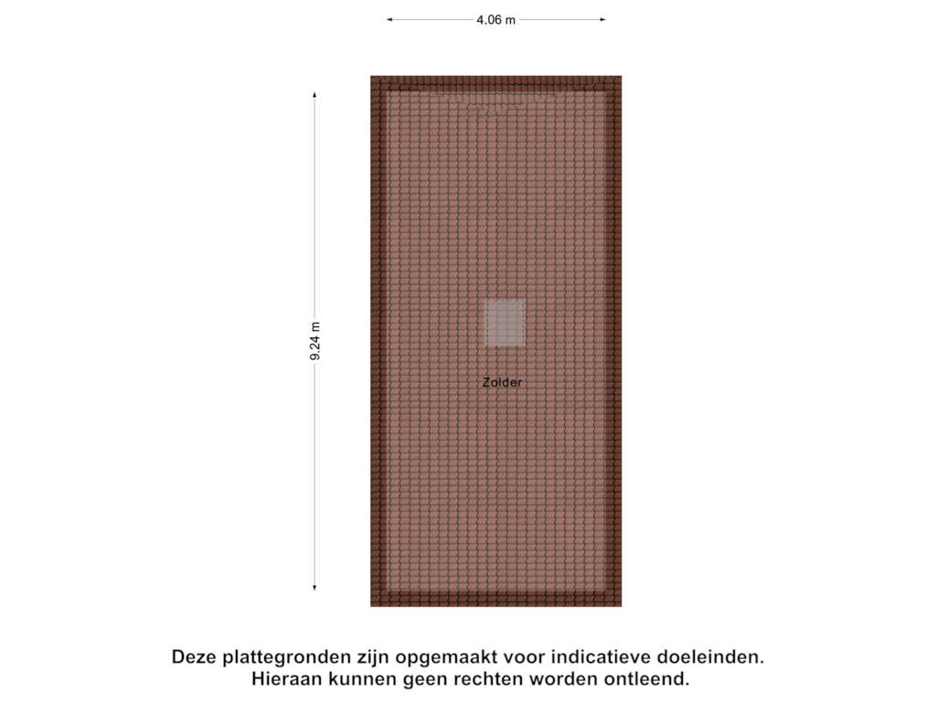 Bekijk plattegrond van Zolder van Veerseweg 35