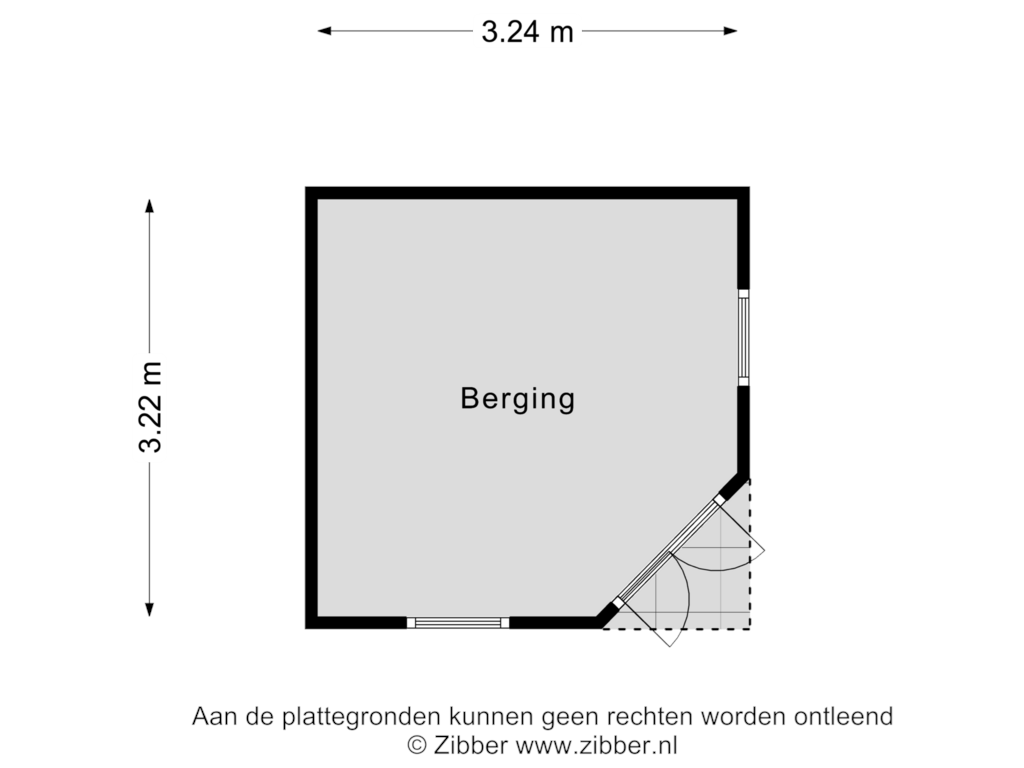 Bekijk plattegrond van Berging van Pater Bleyslaan 2