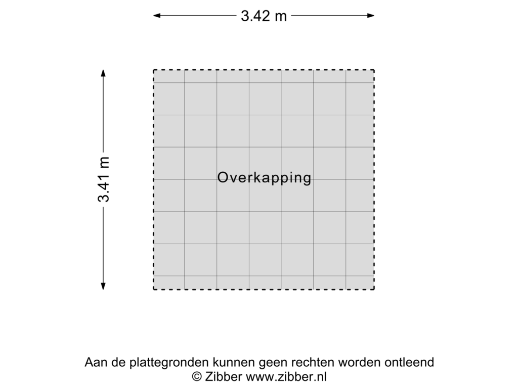 View floorplan of Overkapping of Mgr Aertsstraat 52