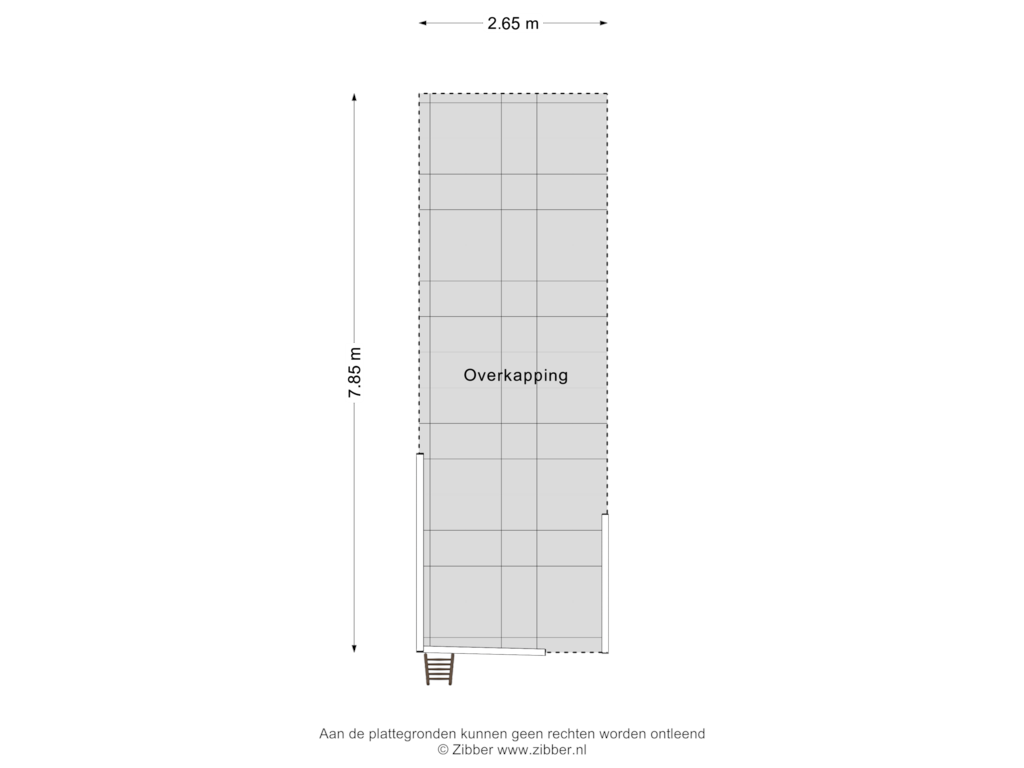 View floorplan of Overkapping of Mgr Aertsstraat 52