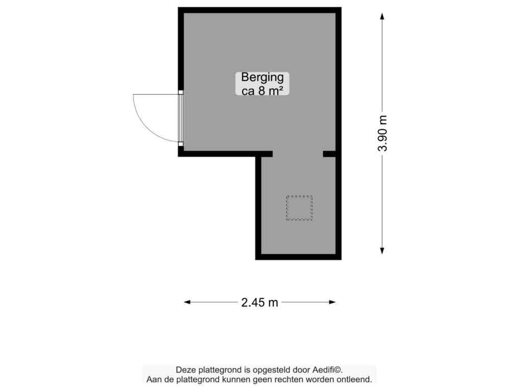 Bekijk plattegrond van Berging van Troelstralaan 36