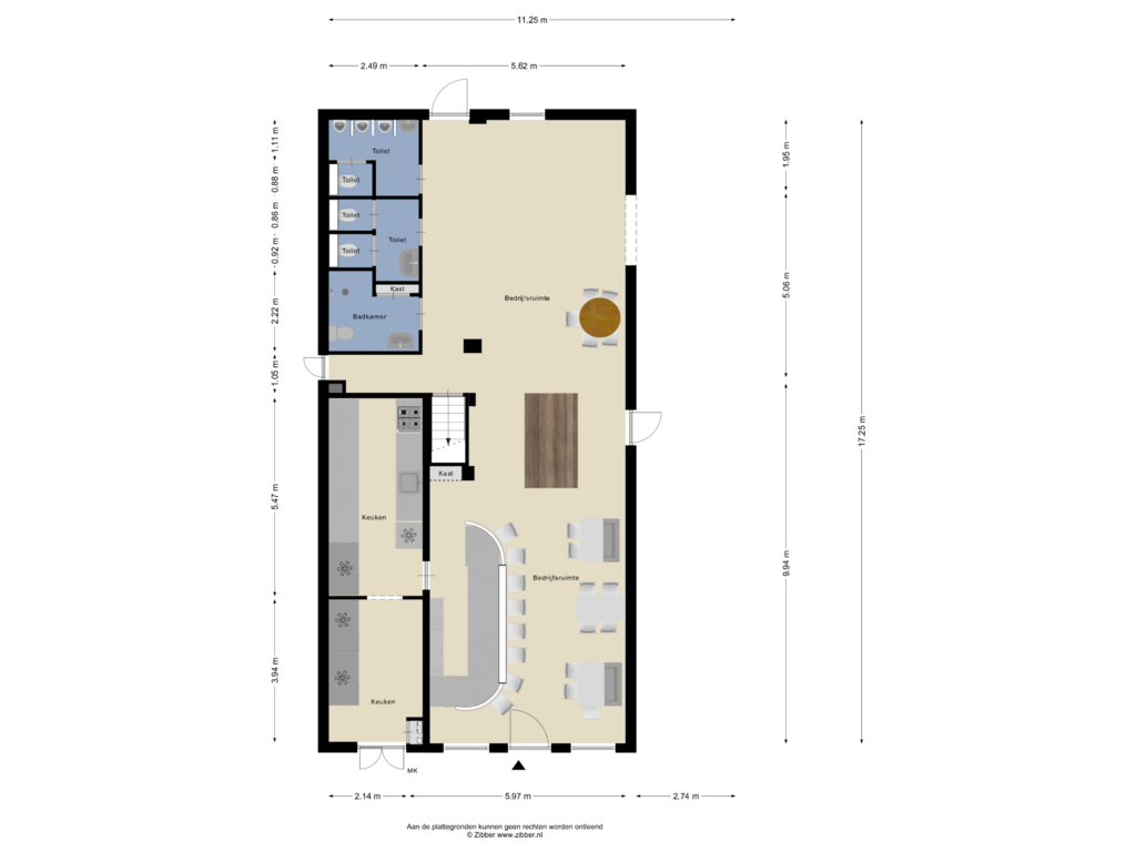 Bekijk plattegrond van Begane Grond van Voorstraat 13