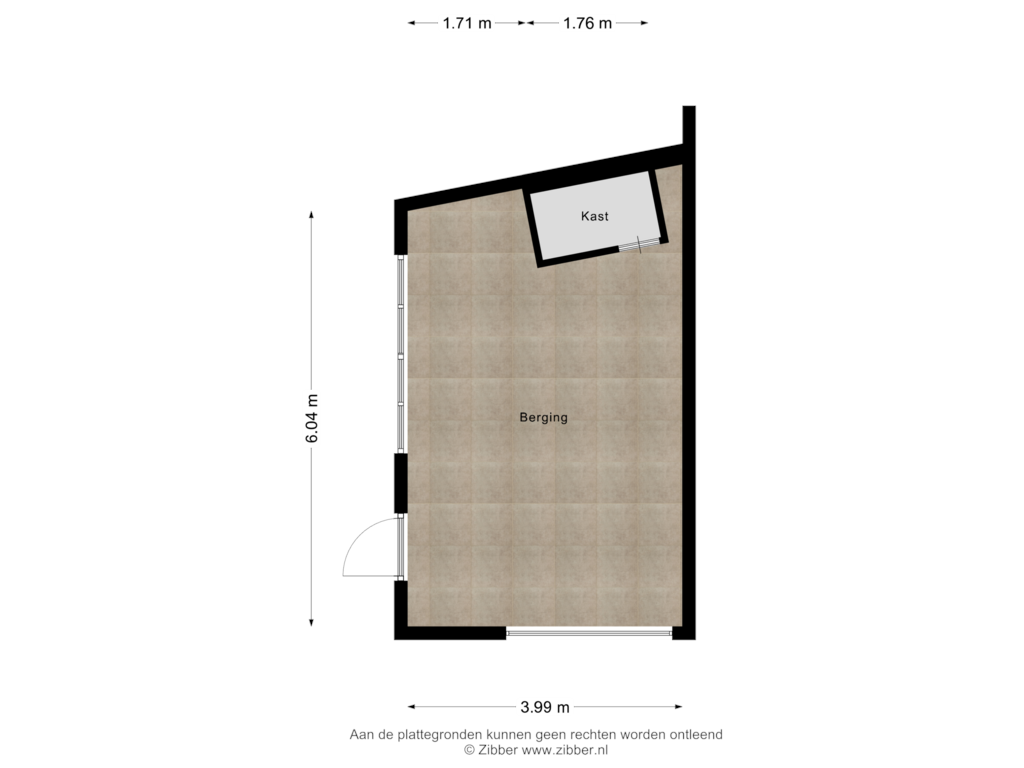 Bekijk plattegrond van Berging van Profietstraat 1