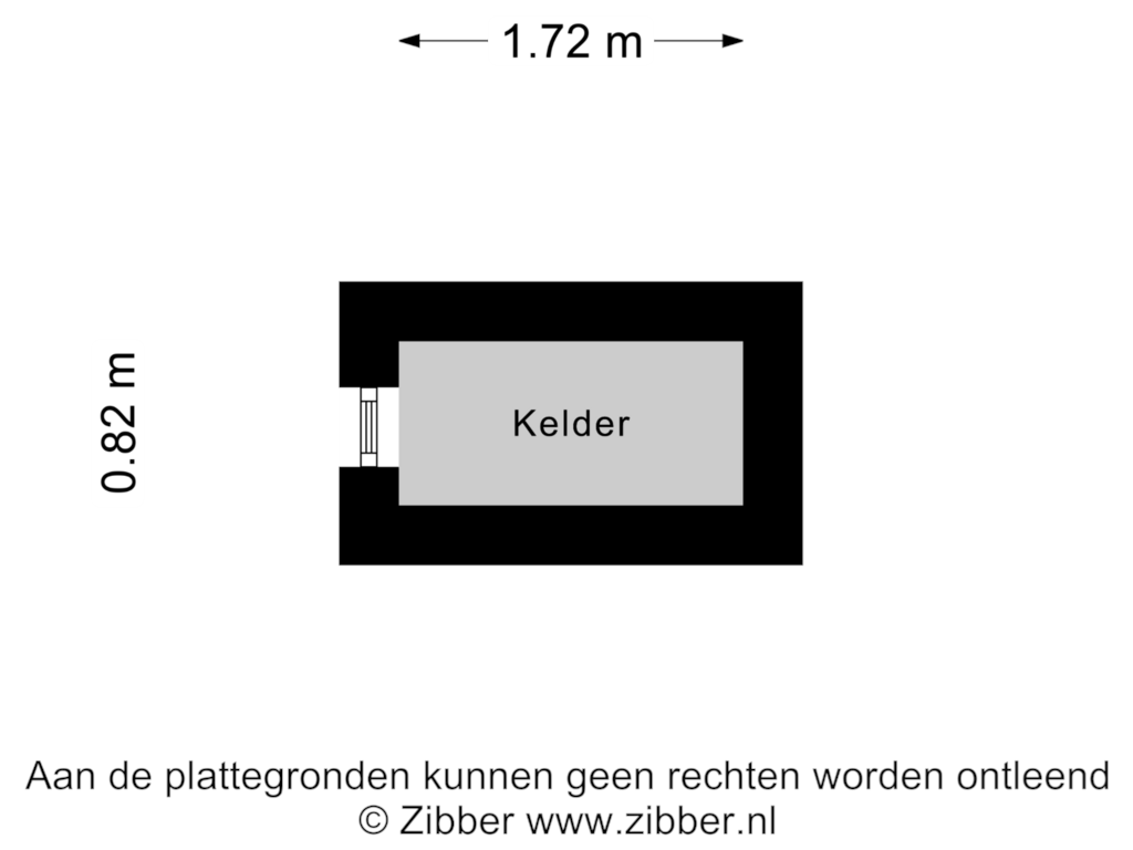 Bekijk plattegrond van Kelder van Profietstraat 1