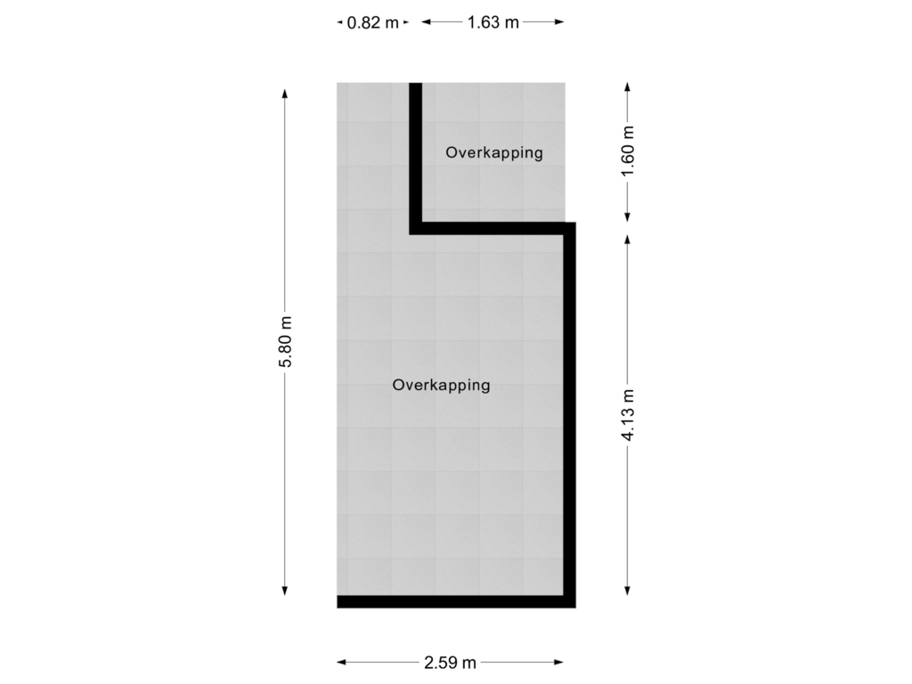 Bekijk plattegrond van Overkapping van Koningspage 5