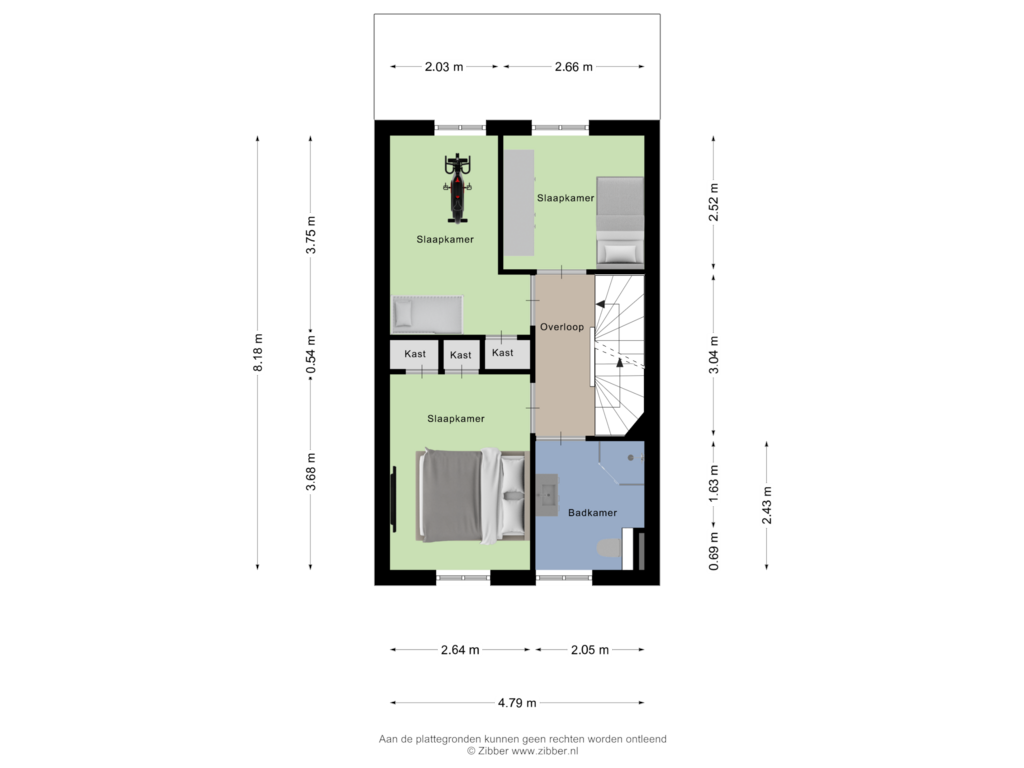 Bekijk plattegrond van Eerste Verdieping van Lage Hoek 62