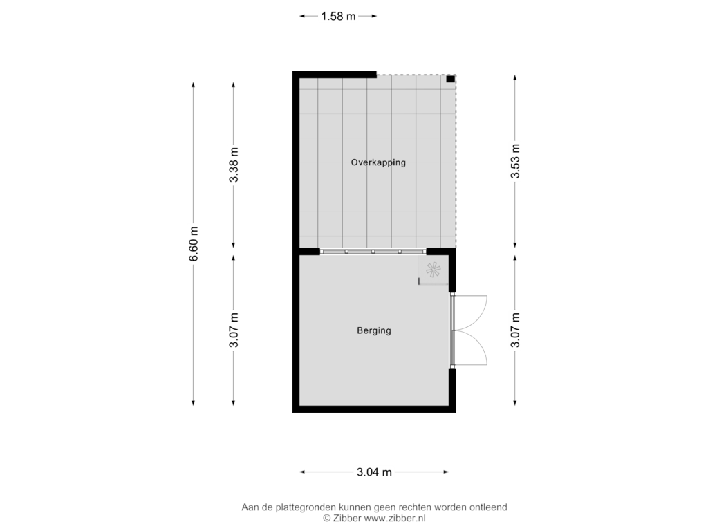 Bekijk plattegrond van Berging van Boerkist 5