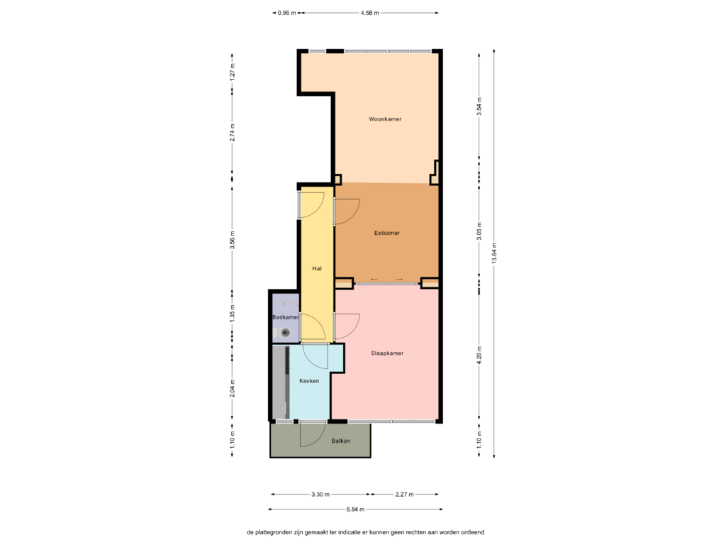 Bekijk plattegrond van First floor van Mijnsherenlaan 90-C