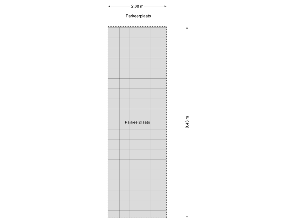 View floorplan of Parkeerplaats of Bezaansmast 7