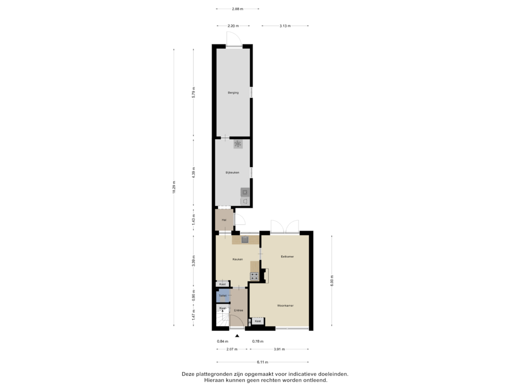 Bekijk plattegrond van Begane Grond van Noordsingel 31