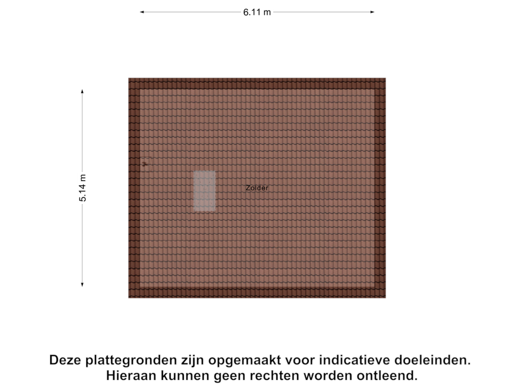 Bekijk plattegrond van Zolder van Noordsingel 31