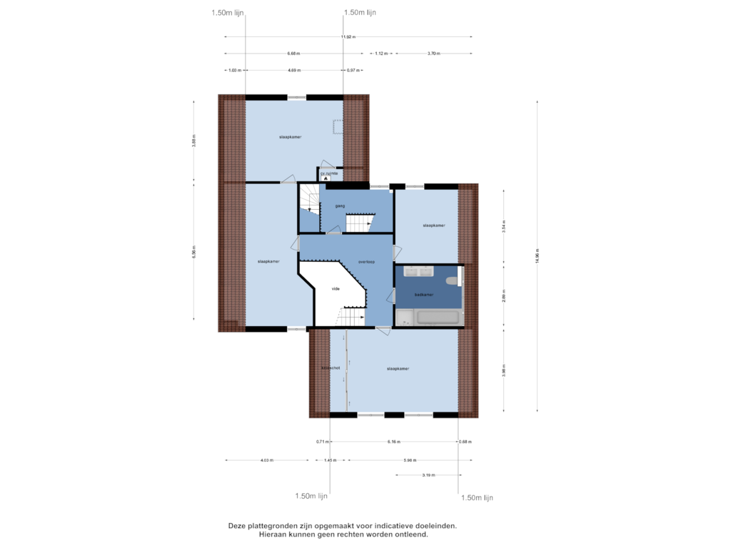 Bekijk plattegrond van Eerste Verdieping van Boeg 36