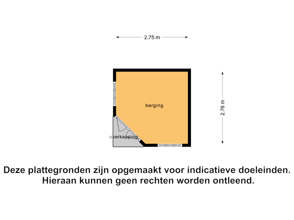 Bekijk plattegrond van Berging van Boeg 36