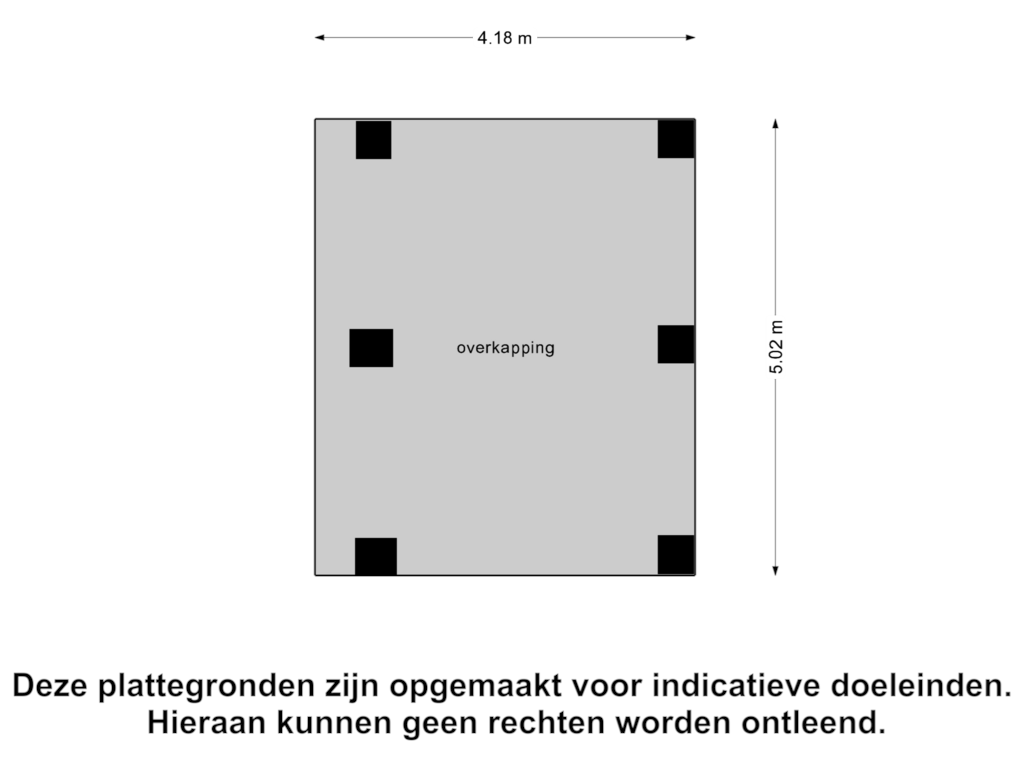 Bekijk plattegrond van Overkapping van Boeg 36