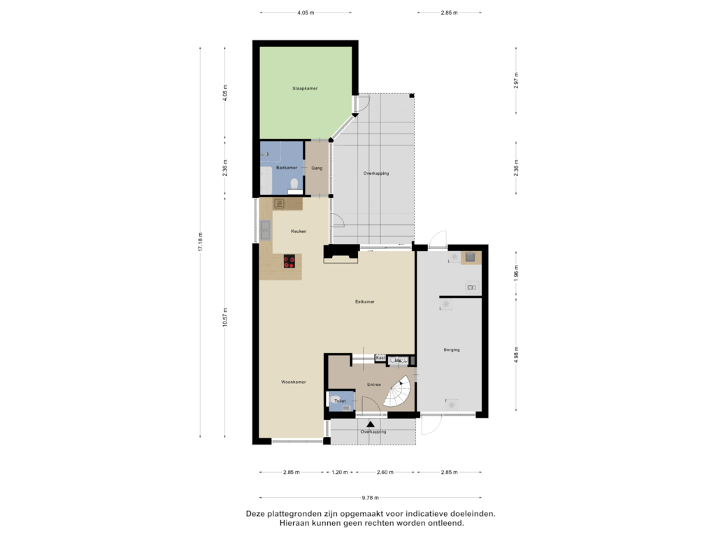 Bekijk plattegrond van Begane Grond van Sparrerode 10