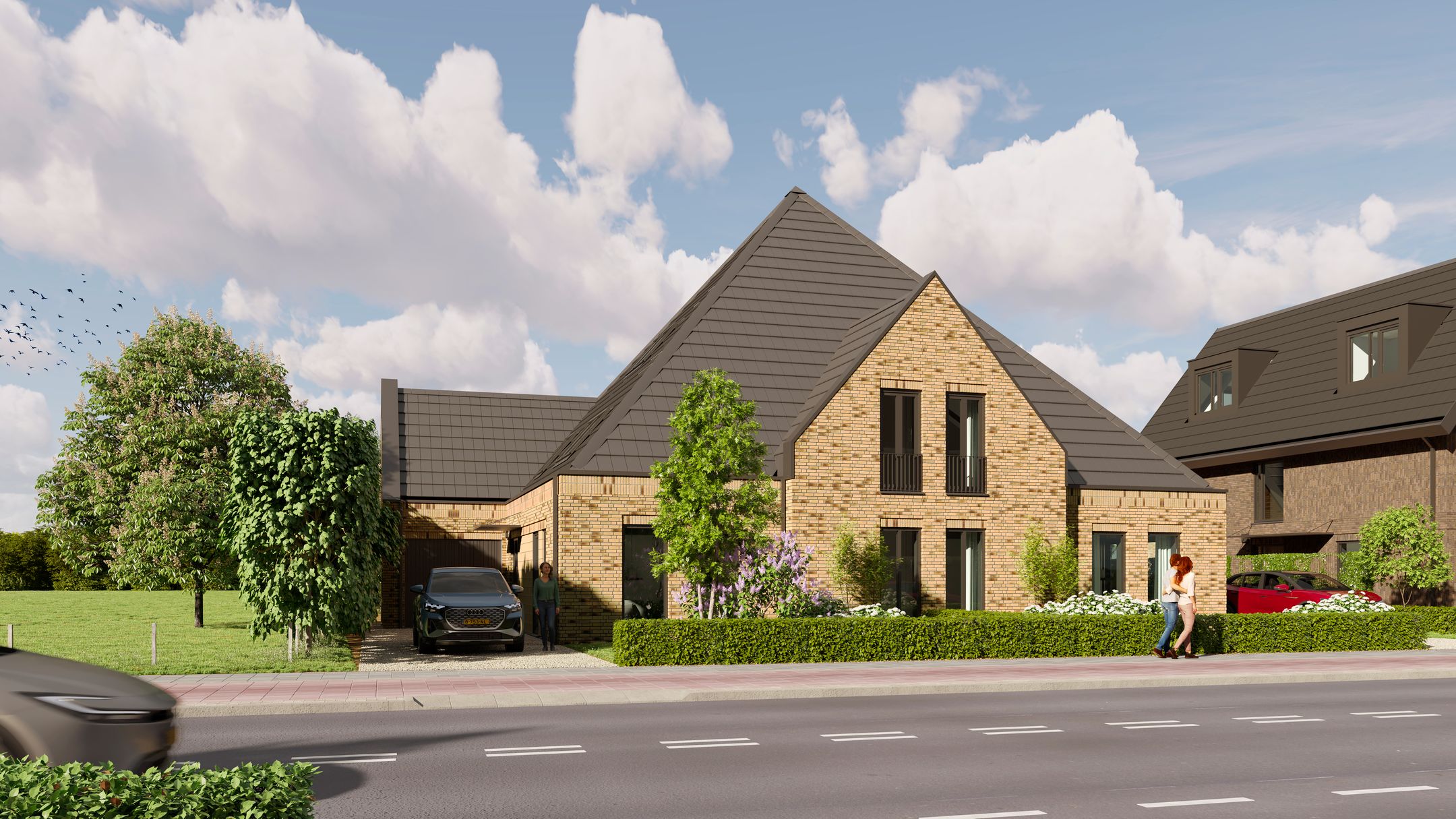 Hollands Roem Helft van Dubbele Woonboerder (Bouwnr. 1), Heiloo, 1851BL, Noord-Holland, Nederland  