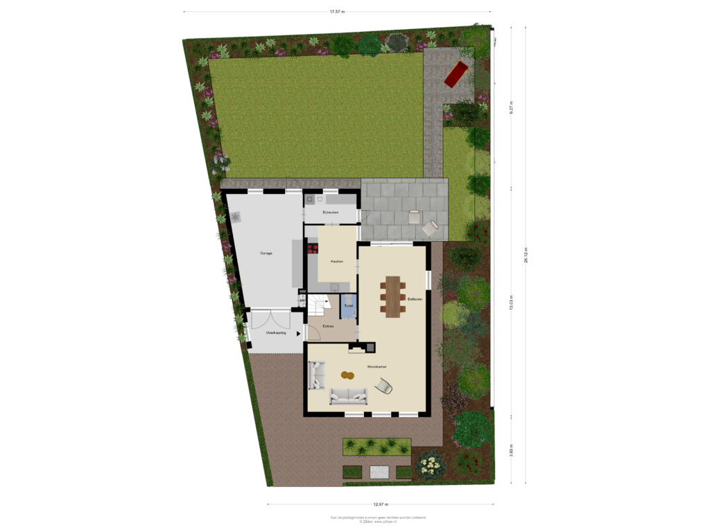 Bekijk plattegrond van Begane Grond_Tuin van Gastenberg 65